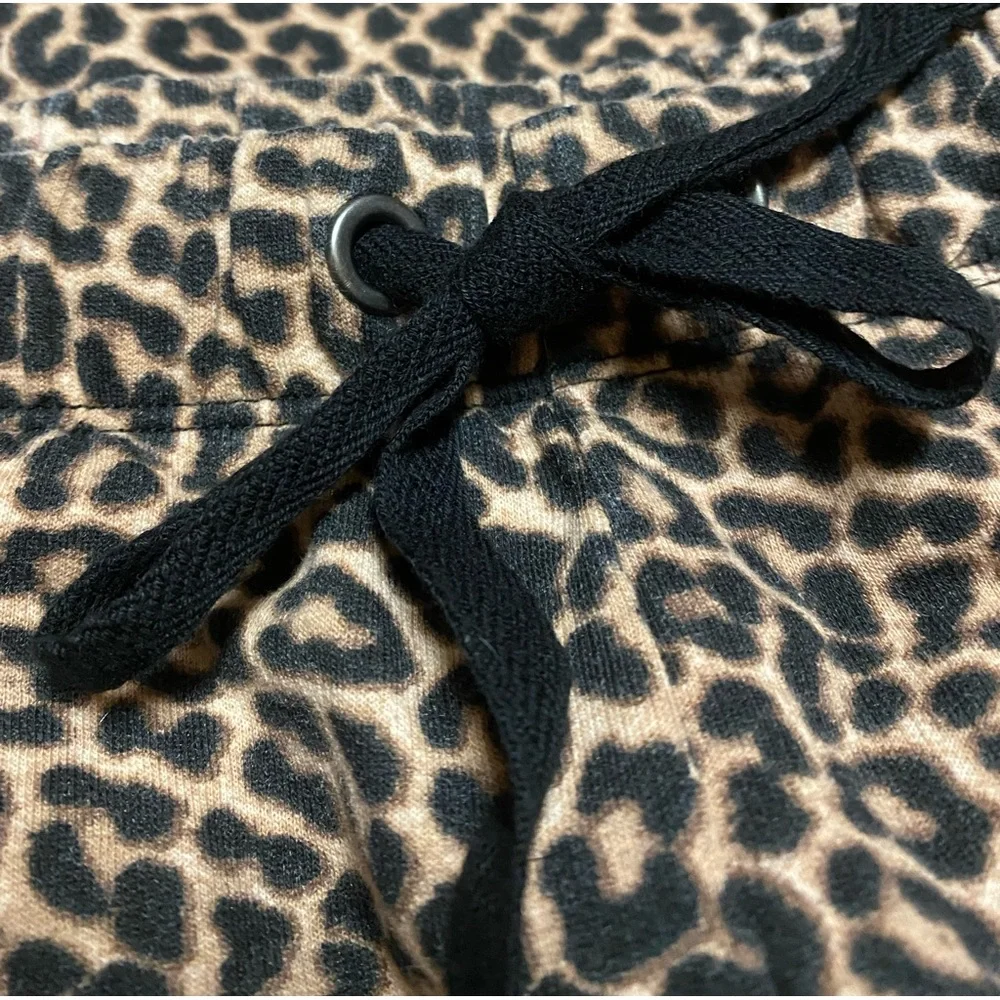 Fruit of The Loom Leopard Print Sleep Pants With Pockets Size M
